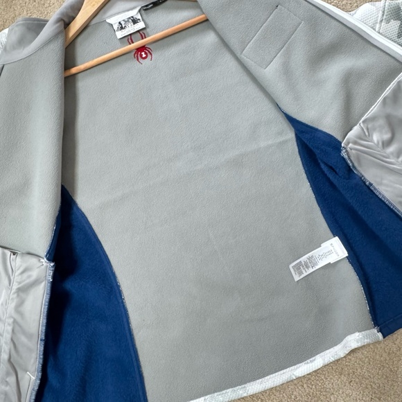 NWT Spyder USA Ski Team Jacket Fleece Encore USA Olympic Motif Red White Blue XL - Picture 11 of 16